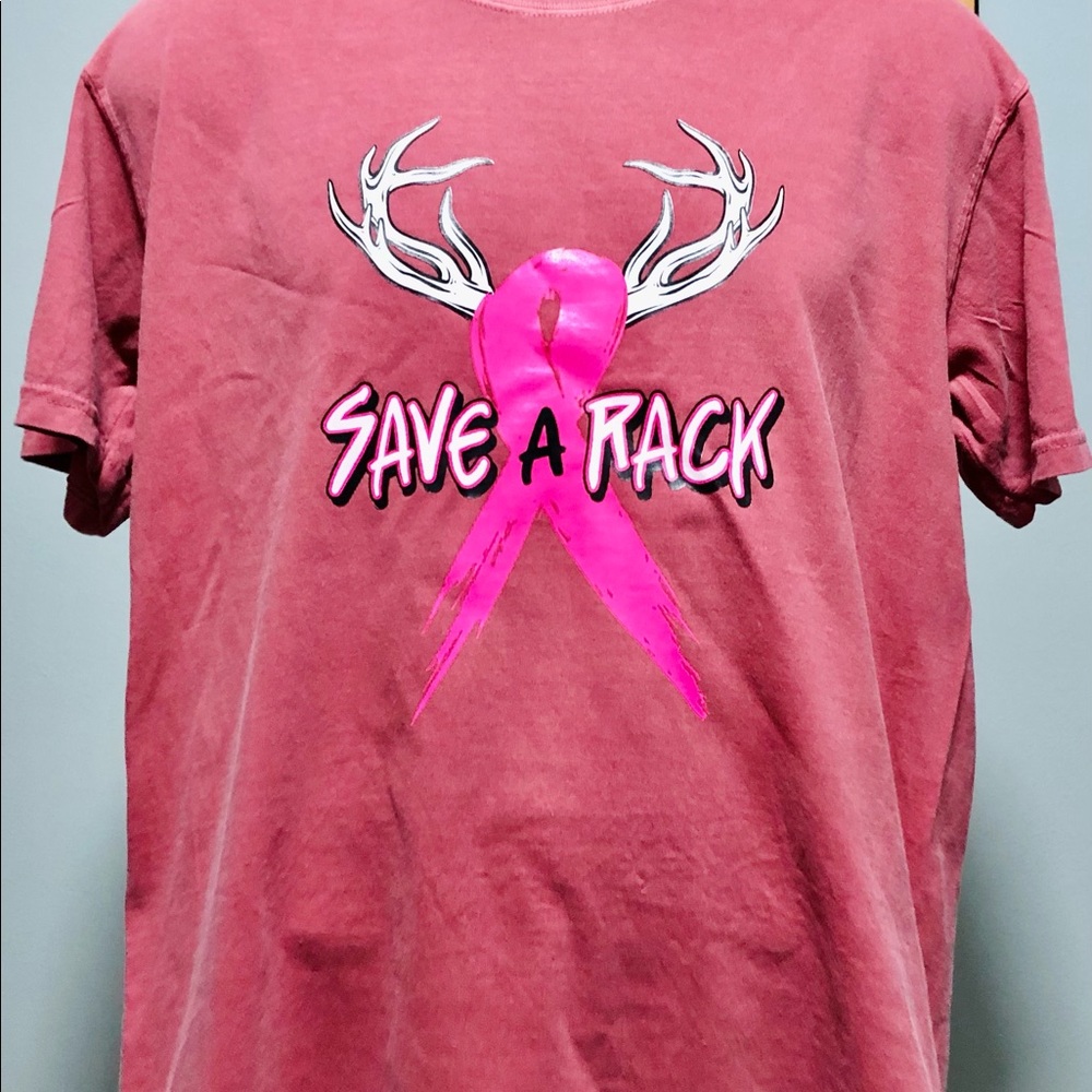 Rustic Pink Save A Rack T-shirt Size L! - Picture 4 of 4